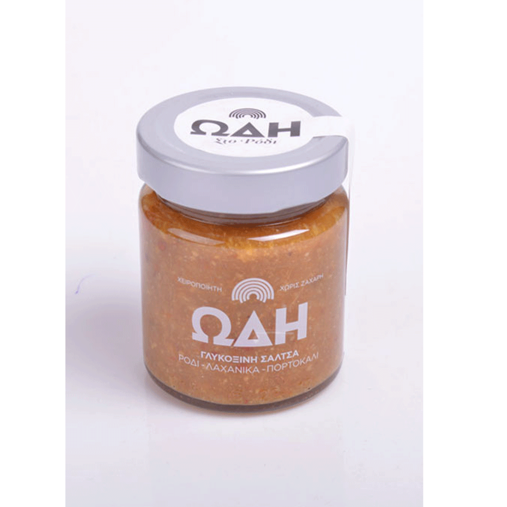 ΩΔΗ Τσάτνευ Ρόδι με Λαχανικά και Πορτοκάλι – Χειροποίητο vegan προϊόν χωρίς ζάχαρη