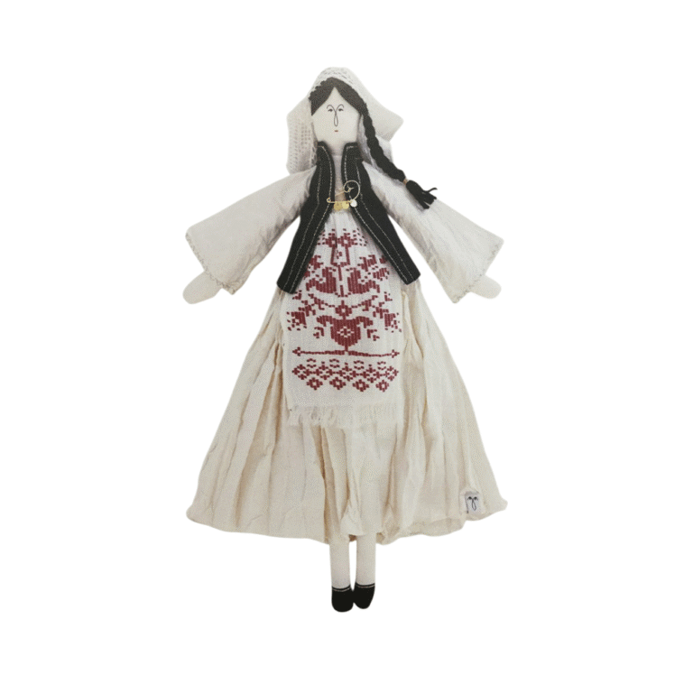 Handmade doll “Giannoula” Oh My Greeks – Χειροποίητη κούκλα «Γιαννούλα»
